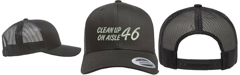 Yupoong Snapback Trucker Structured Embroidered Hat Cleanup on Aisle 46