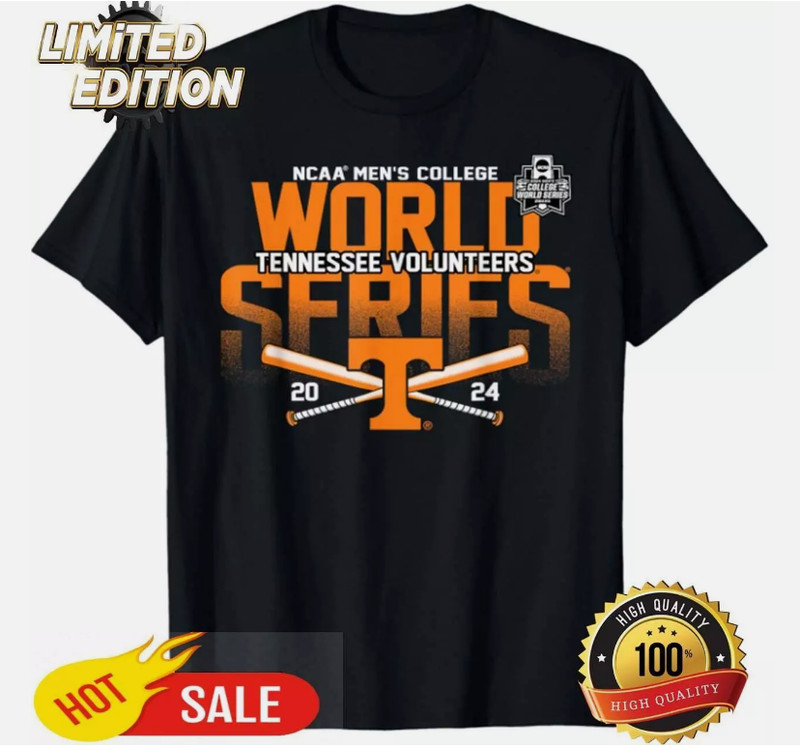 Special Edition _Tennessee Volunteers College World Series 2024 Baseball T-Shirt