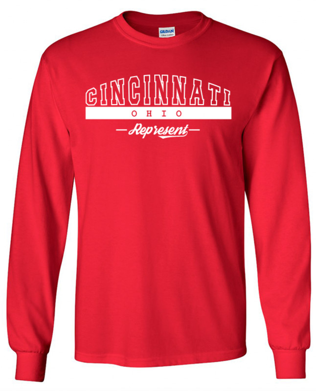 Cincinnati Ohio State T-Shirt Long Sleeve Graphic Tees Unisex Apparel Design gallery