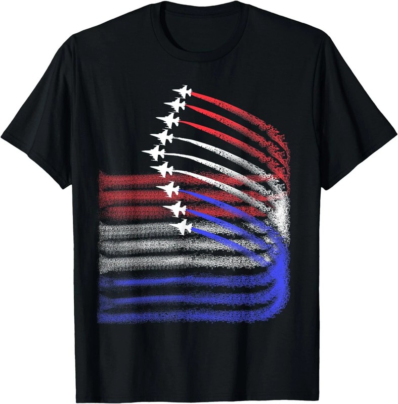 4th Of July Jet American flag Patriotic USA for men women T-Shirt , Unisex Tee