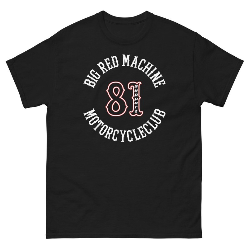 01 support circle black T-Shirt Support81 Big Red Hells Angels