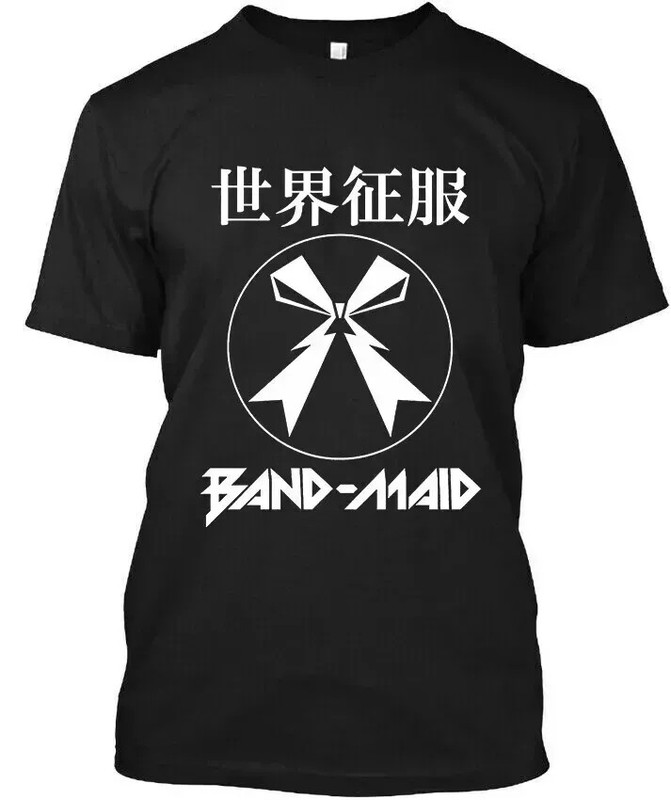 Band-Maid World Domination Japanese Rock Band Music Logo T-Shirt Size S-5XL.webp