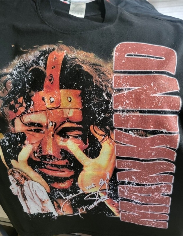 MANKIND HAVE A NICE DAY ON A SHAKA HEAVYWEIGHT GARMET DYED T SHIRT "MODERN" gallery