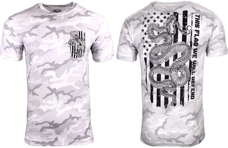 HOWITZER Men’s T-Shirt DEFEND FLAG Military Grunt White S M L XL 2XL 3XL 4XL