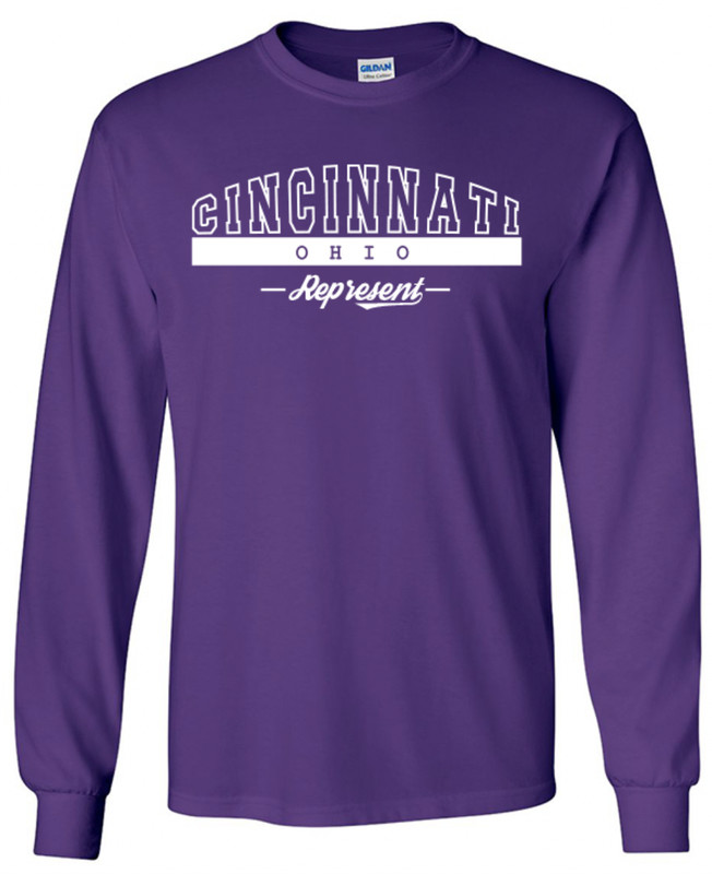 Cincinnati Ohio State T-Shirt Long Sleeve Graphic Tees Unisex Apparel Design gallery