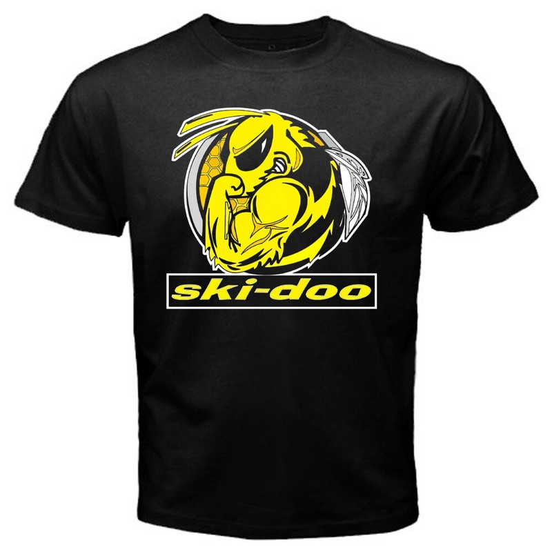 Ski-Doo Men’s Black T-Shirt Size S to 5XL