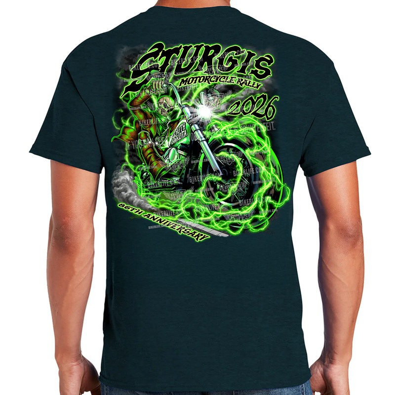 T-Shirt 2026 Sturgis Motorcycle Rally Electric Cowboy Limited Edition No Harley gallery