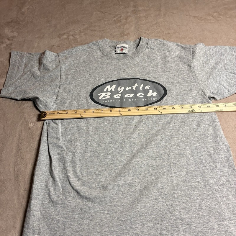 Four Seasons Vintage Single Stitch Myrtle Beach Graphic Tee Men’s XL USA Made gallery