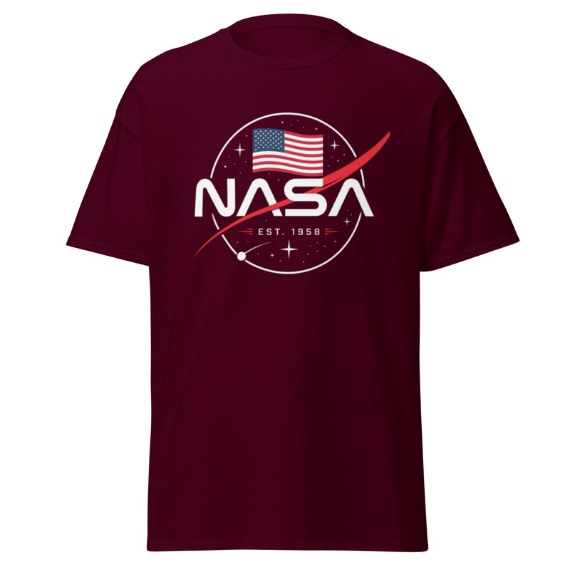 NASA T-Shirt – Space Exploration – Moon – USA