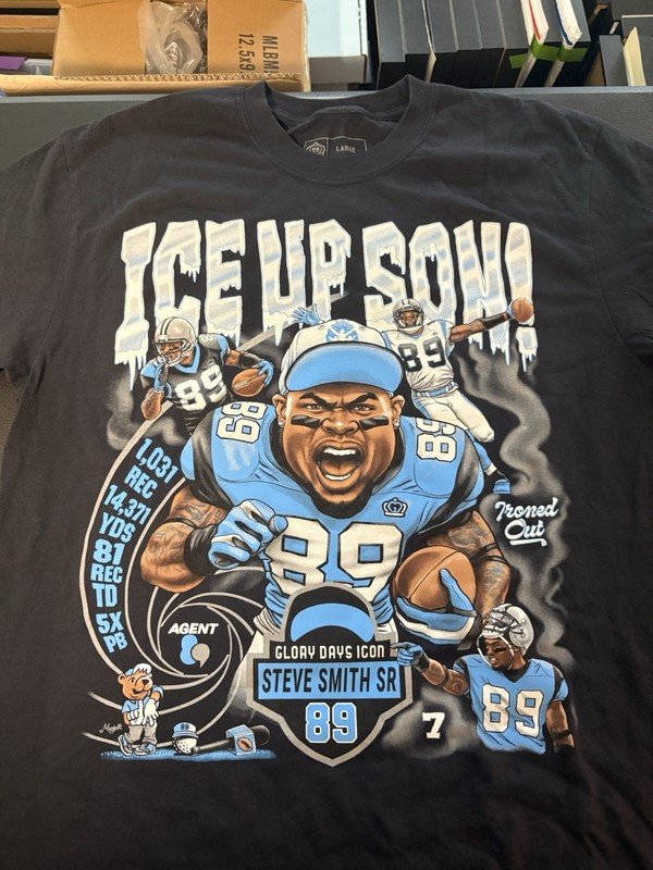 Steve Smith Sr “Ice Up Son” T-Shirt Size Adult L Carolina Panthers NFL Brand New gallery