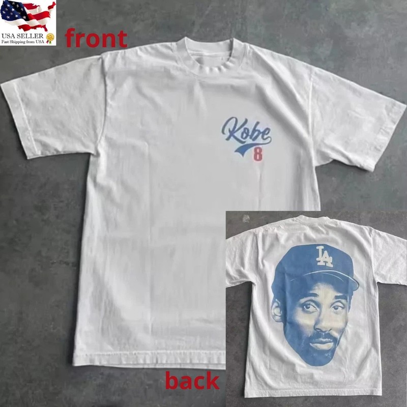 Kobe Bryant “Dodgers” Tee – Tribute Streetwear Essential Vintage T-Shirt PD1539