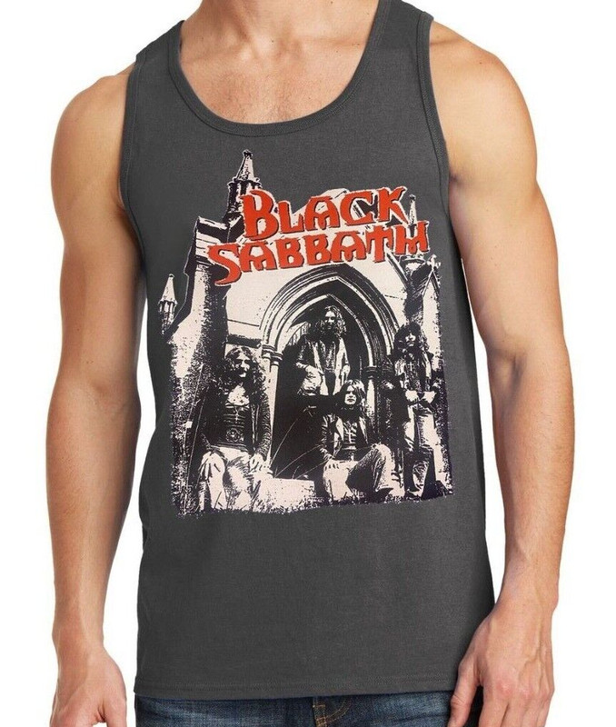 Black Sabbath Vintage Rock Band Black Tank Top (Various Colors) gallery