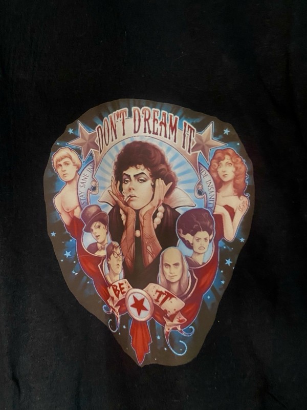 NWOT-The Rocky Horror Picture Show Graphic Tee – “Don’t Dream It, Be It” – Black