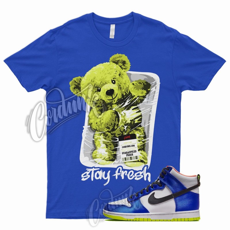 STAY T Shirt for N Dunk High Blue Satin Racer Atomic Green Royal Griffey 1
