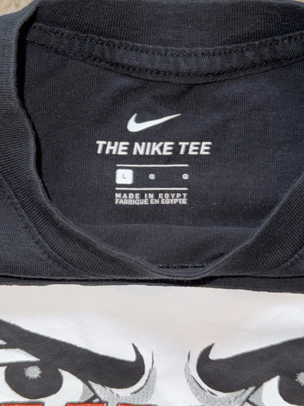 Nike Sportswear Manga Air Black Graphic Tee Men’s L Streetwear Shirt gallery