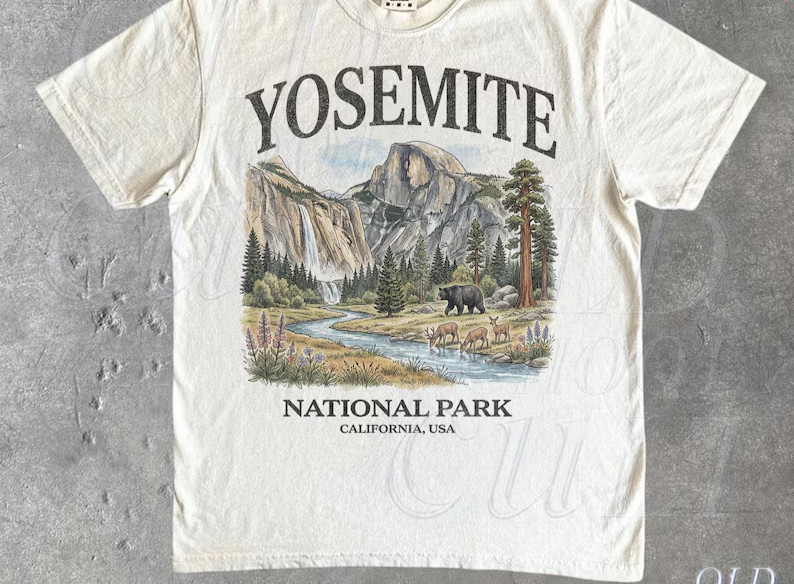 Yosemite National Park Vintage 90s Graphic T-Shirt