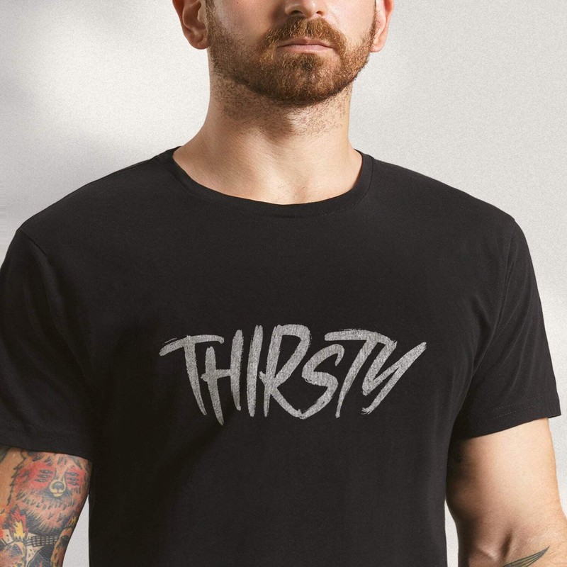 Thirsty T-shirt | Raunchy Tees for Horny Gay Guys Who Thirst for It