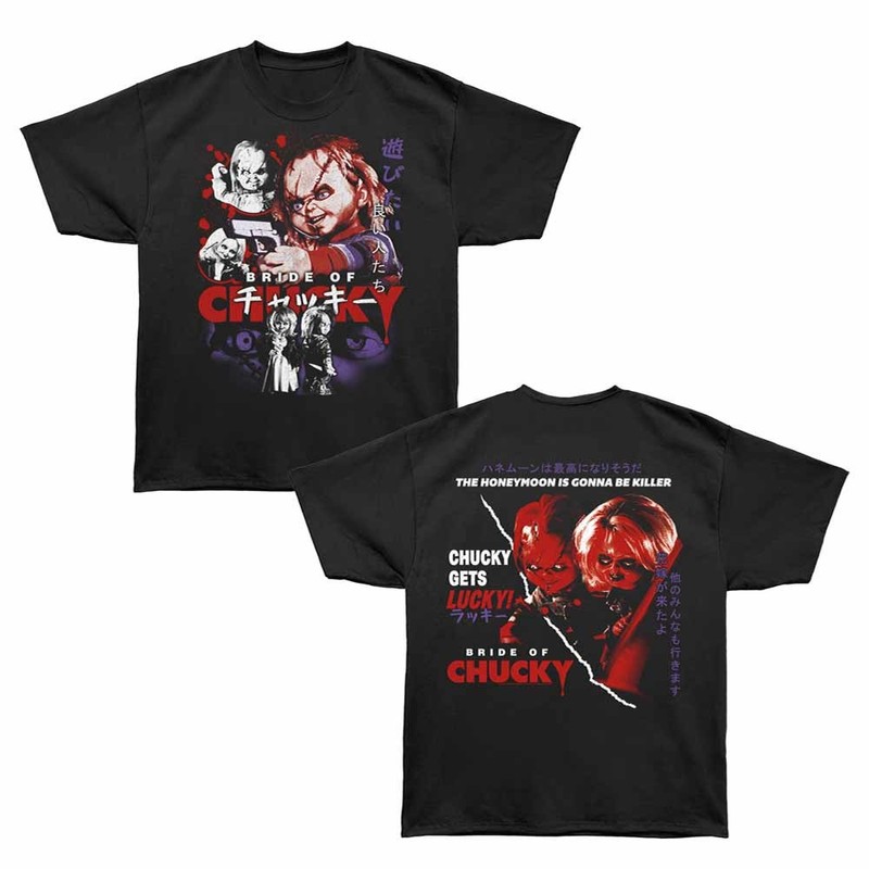 Chucky – Honeymoon Killer – Bronx Oversized Short Sleeve T-Shirt Black
