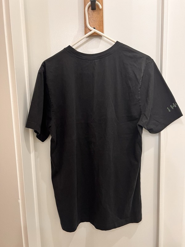 Nike Air Jordan Jumpman Logo Tee Mens T-Shirt Black Green Size M Sportswear Top gallery