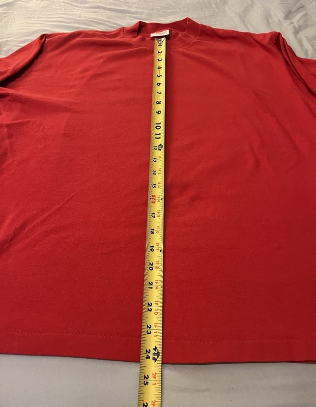 Vintge Sunbelt Sportswear T Shirt XL Mens red Long Sleeve Single Stitch 90s USA gallery