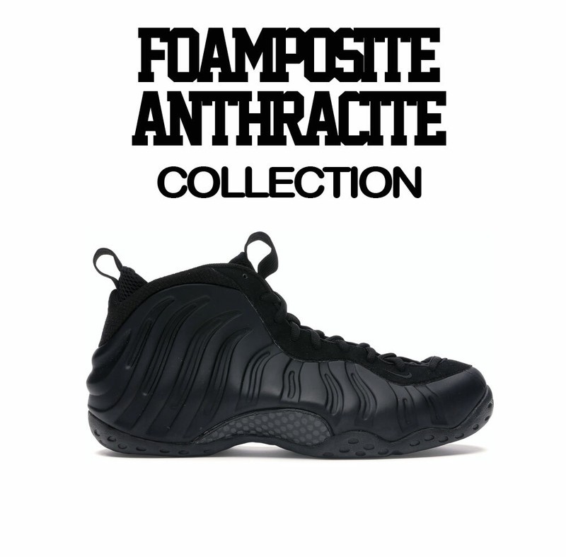 Shirt Match Foamposite Anthracite Foam Shoes Tee - Heaven Cent Tee gallery