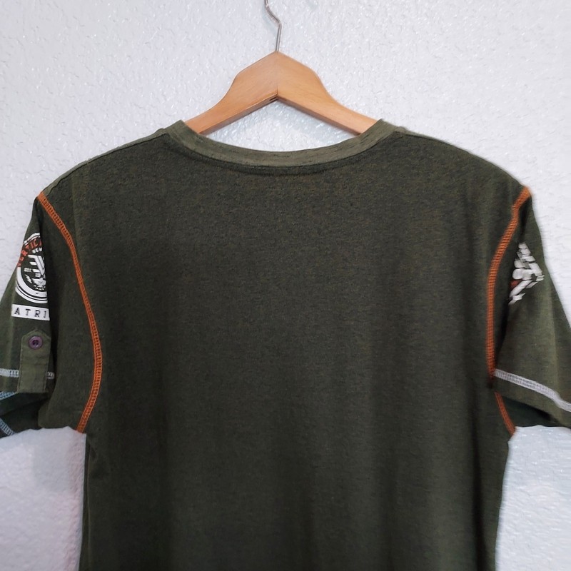 Vertical Sport Green Patriot's Shirt Size M gallery