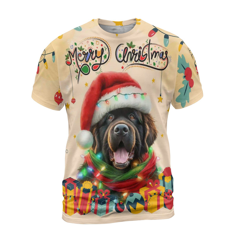 Merry Christmas Gift For Fan T-shirt 3D Full Size S-5XL