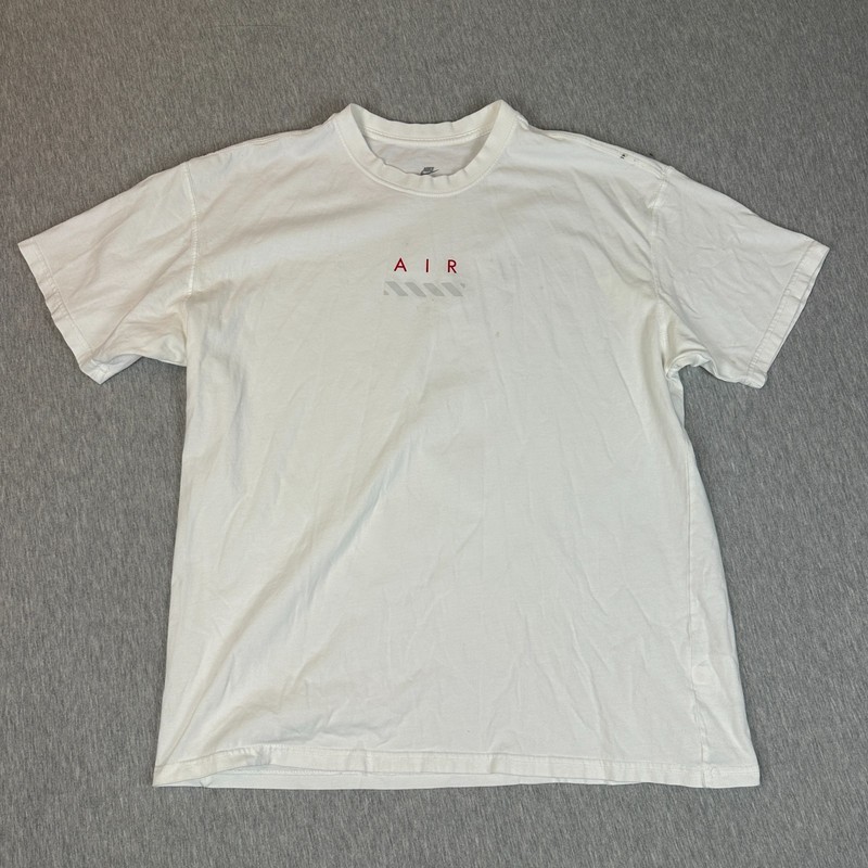 Nike Max90 T Shirt XL Air Global SS Crew Neck Loose White Tee World Tour X-Large