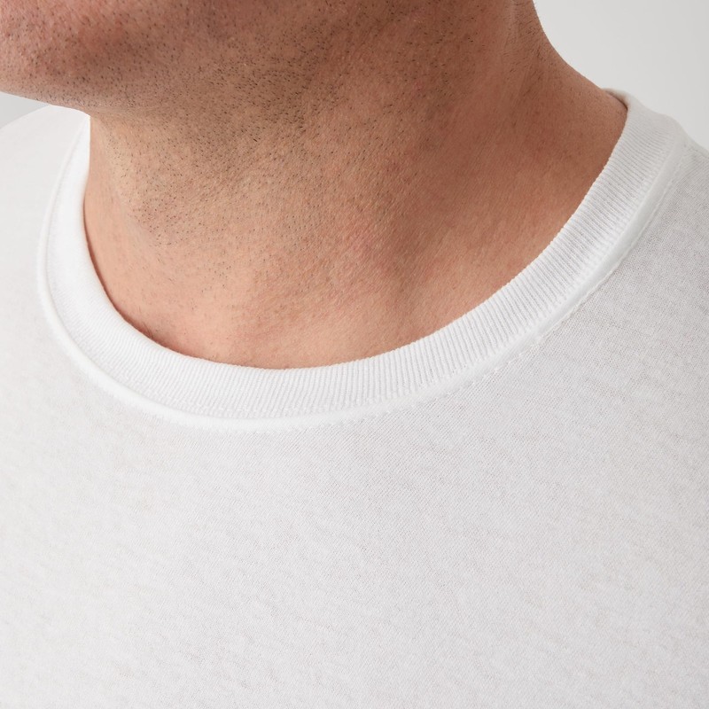 Hanes Men's Cotton Moisture-wicking Crew Tee Undershirts Multi Medium gallery