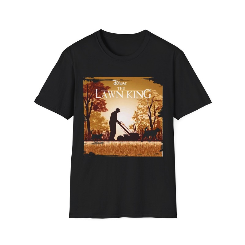 Lawn King T-Shirt, Funny Lawn Mower Tee, Gardening Gift, Outdoor Lover Shirt,
