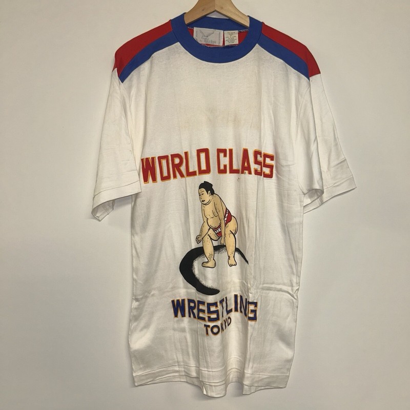 Vintage 1980’s World Class Wrestling Tokyo T-shirt, Deadstock, Size Adult XL