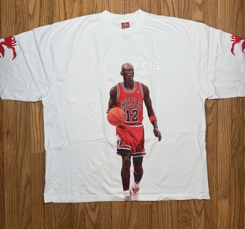 Westside Gunn Michael Jordan GXFR Oversized White Tshirt Size XL
