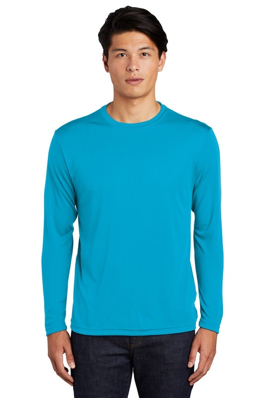 MEN’S MOISTURE WICKING Dri fit Long Sleeve SPORT-TEK T-shirt ST350LS 2XL-4XL