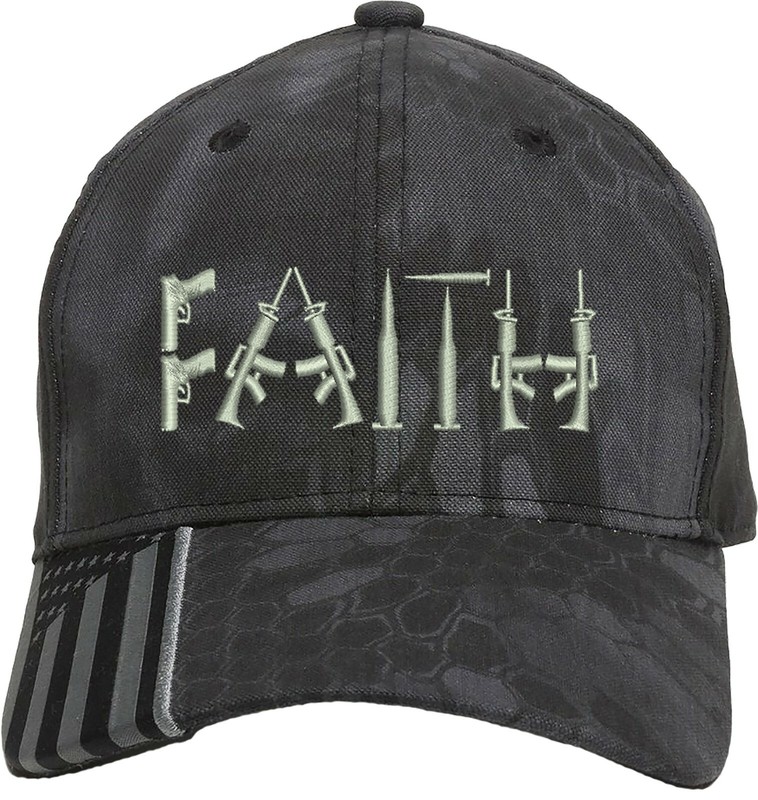 Faith Guns 2nd Amendment Embroidered Structured Adjustable Hat