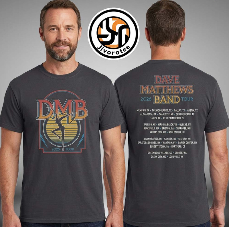 Dave Matthews Band 2026 Tour Two Sides Unisex T-Shirt