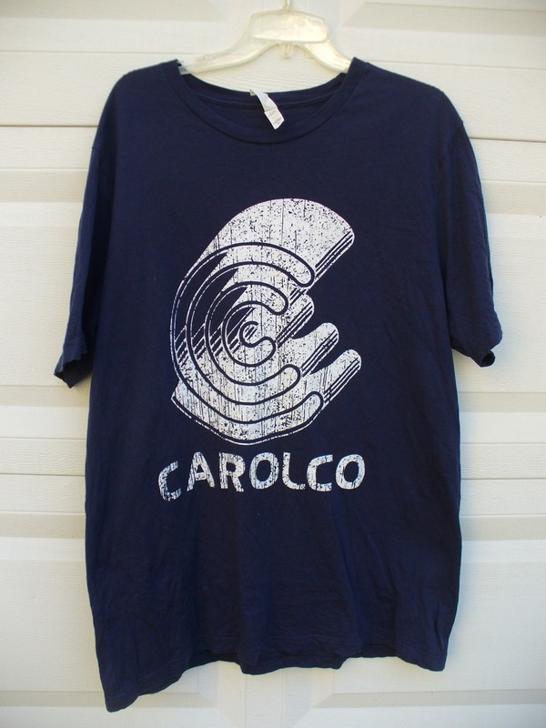 XL Navy Carolco Pictures Logo Shirt