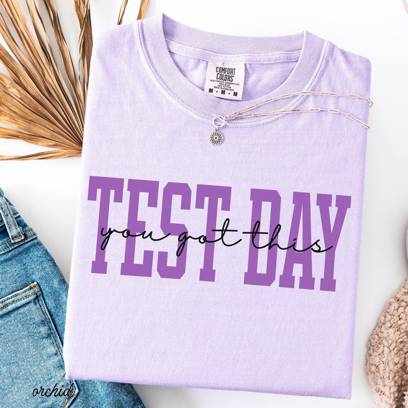 Test Day Shirt You got this shirt Comfort colors Teacher Test Day Shirt Test gallery