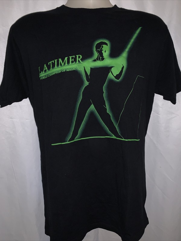 Magician Jason Latimer World Champion Of Magic 2003 Men’s Shirt Size L Large