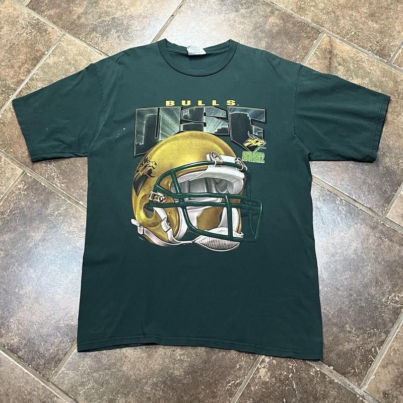 Vintage Lee Sport University Of Southern Florida Bulls Football Tshirt Men’s XL