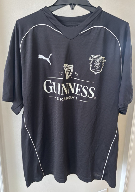 Puma Manchester Soccer Jersey W/ Guinness Draught Beer Logo Men’s Size XL New