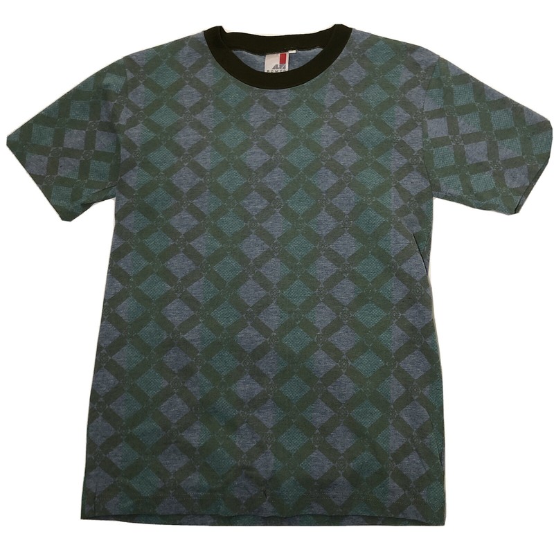 Vintage Alpha Romeo Short Sleeve Pattern Tshirt Size 12 US XSmall