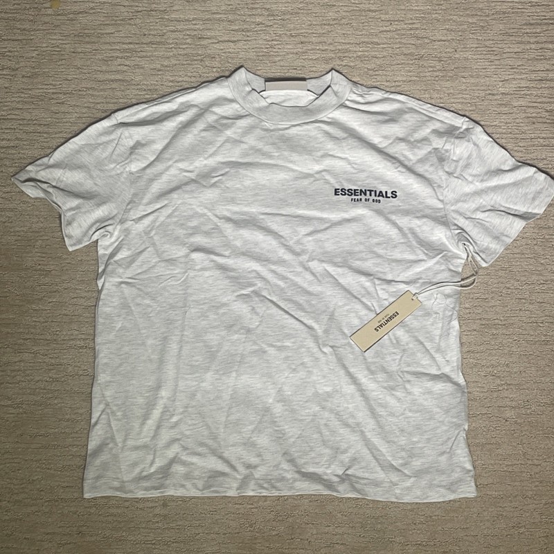 Fear Of God Essentials Light Oatmeal Tee Brand New Size M