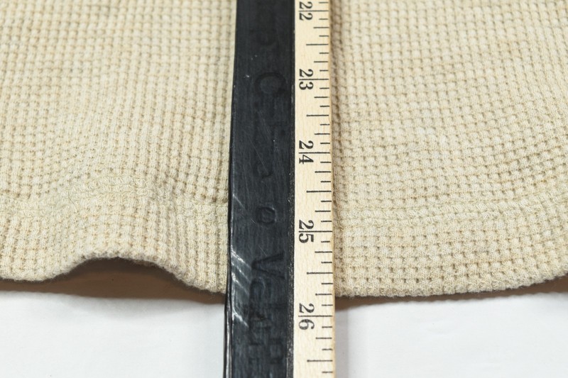 Polo Ralph Lauren Waffle-Knit Thermal Shirt Mens Small Beige Long Sleeve Slim gallery