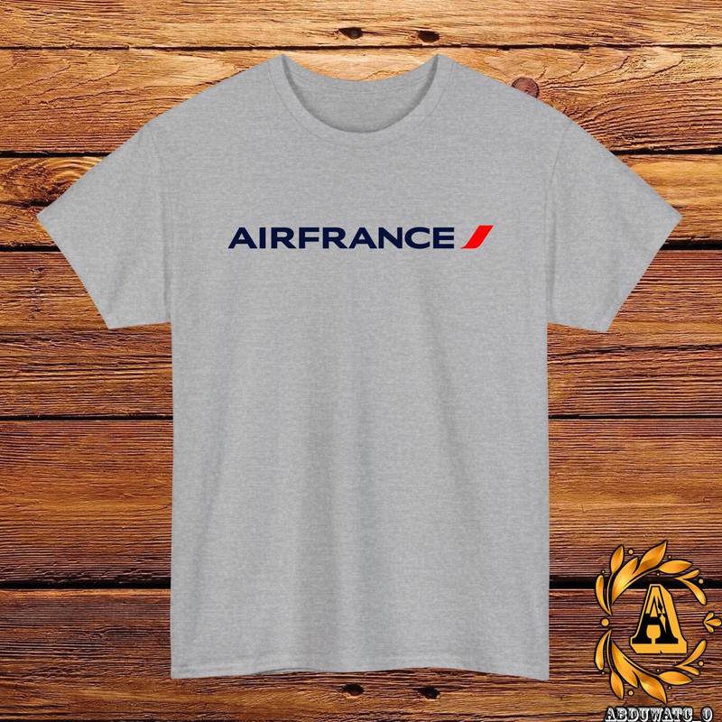 Air France Airlines Logo T-Shirt Black/Grey/White/Navy /Red/Light Blue S-5XL gallery