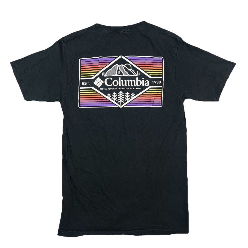 Columbia Sportswear Pacific Northwest Rainbow Mountain Graphic T-Shirt Mens S