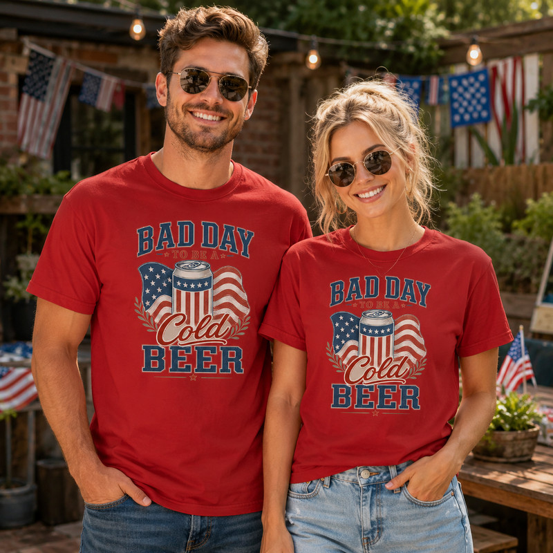 4th of July Bad Day To Be A Cold Beer Shirt Gift for Men Women gallery