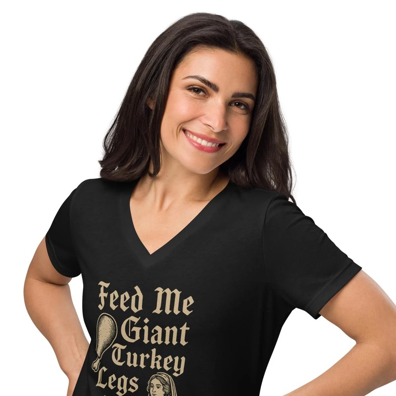 Medieval Shirt V Neck Womens Renaissance Faire Funny Shirt Ren Faire Costume gallery