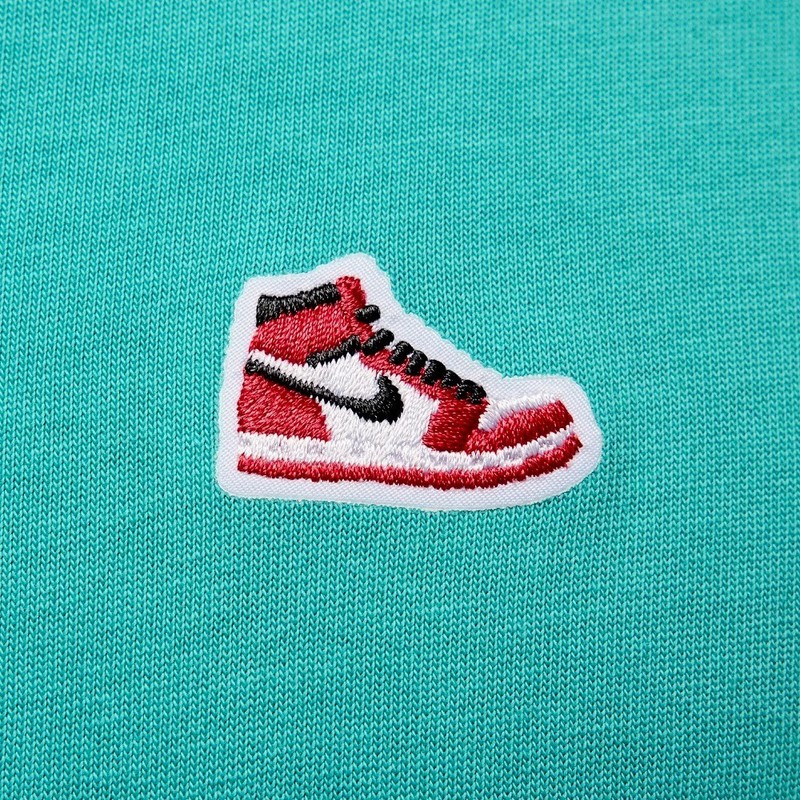 Air Jordan XL Men's T Shirt Washed Teal AJ1 Cotton Nike Retro HJ2326 392 NWT gallery