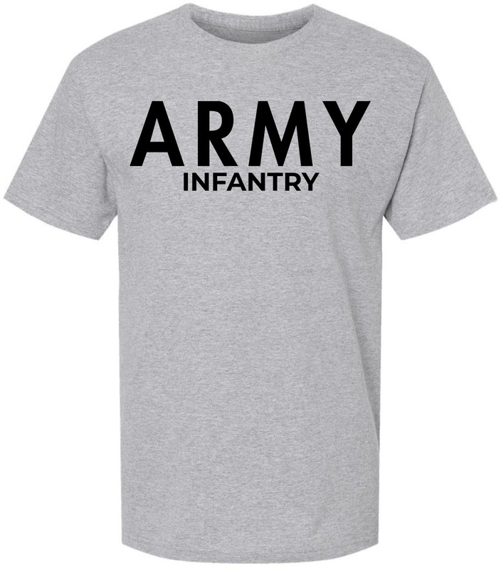 Army Infantry Physical Training T-Shirt U.S. Military Supply PT Running Tee gallery