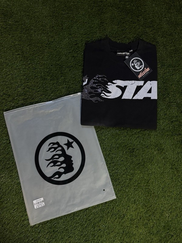 Hellstar Classic T-Shirt ‘Black’ Size Medium – Brand New – Ships Fast